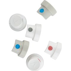 Artequipment Amsterdam Spray paint assorted caps | 2x Super Skinny 2x Soft 2x Fat