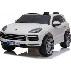 Porsche Cayenne S Autko na akumulator dla dzieci Lakier Biały