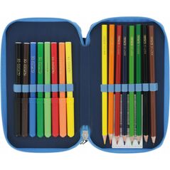 Piórnik Herlitz Herlitz Doppel Etui 23 teilig Deep Sea