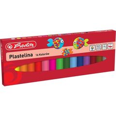 Herlitz PLASTELINA 16KOL HER WB
