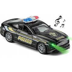 Trifox Auto metalowe Policja (światło + dźwięk) A-0167 p12 mix cena za 1szt