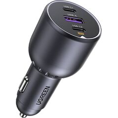 Ładowarka Ugreen Ładowarka samochodowa Ugreen EC705 2x USB-C + USB, 130W (czarna)