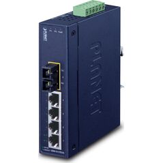 Switch Planet PLANET ISW-511TS15 łącza sieciowe Nie zarządzany L2 Fast Ethernet (10/100) Niebieski