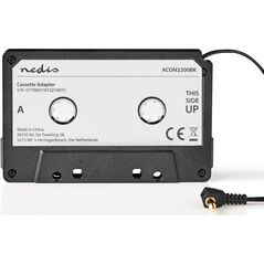 Nedis Nedis ACON2200BK adapter do kaset magnetofonowych Czarny