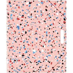 MFP paper teczka na rysunki A4 terrazzo różowa 5371058