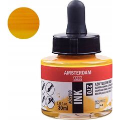 Artequipment Amsterdam Acrylic Ink Bottle Azo Yellow Deep 270