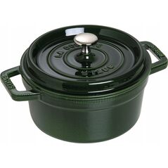 STAUB Garnek żeliwny okrągły Staub - Zielony, 2.2 ltr
