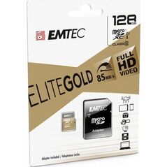 Karta Emtec Emtec mSD 256GB UHS-I U1 EliteGold + Adapter