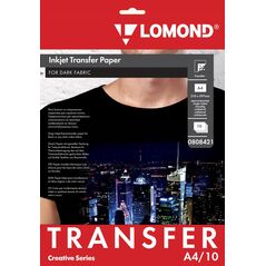 Lomond Lomond Thermotransfer Inkjet Paper A4, 10 sheets, for Dark Fabrics