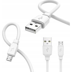 Kabel USB Jellico JELLICO kabel B15 Micro 3.1A 1M Biały