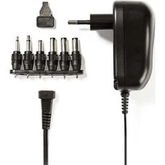 Nedis Nedis ACPA001 adapter zasilający/ inwentor Wewnętrzna 12 W Czarny