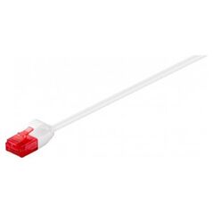 Triton CAT 6Smukły kabel połączeniowy,U/UTP, biały - Długość kabla 7.5 m
