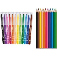 Piórnik Teka Piórnik Colorpeps do pokolorowoania + akcesoria