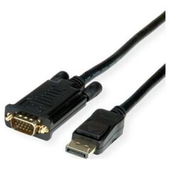 Roline Kabel ROLINE DisplayPort VGA, DP M - VGA M, czarny, 1 m