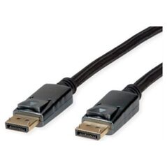 Roline ROLINE Kabel DisplayPort, DP v1.4, M/M, czarny/srebrny, 1 m