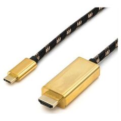 Roline Kabel adaptera ROLINE GOLD USB typu C - HDMI, M/M, 2 m