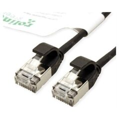 Roline ROLINE GREEN F/UTP DataCenter Patch Cord Cat.6A (Class EA), LSOH, bardzo cienki, czarny, 2 m