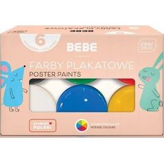 Teka Farby plakatowe 6 kolorów BB Kids