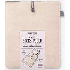 Teka Bookaroo Books & Stuff - etui na ksi±żkę - kremowe