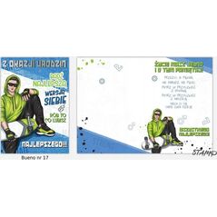 Stamp Karnet Bueno B6 + koperta wzór nr 17 Urodziny