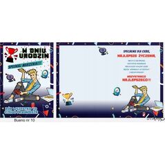 Stamp Karnet Bueno B6 + koperta wzór nr 10 Urodziny