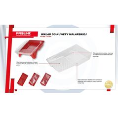 Pro-Line WKŁAD DO KUWETY MALARSKIEJ PROLINE, 280X150MM, PROLINE