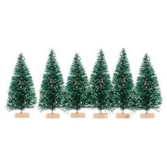Dalprint Choinki dekoracyjne DPCRAFT 5cm 6szt. zielone