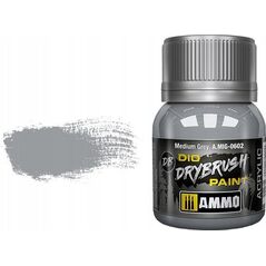 Vallejo Ammo: DIO Drybrush - Medium Grey