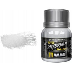 Vallejo Ammo: DIO Drybrush - Light Metal