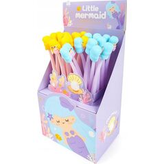 Teka Długopis żelowy Silky Little mermaid MIX (24szt)
