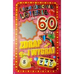 Yeku Karnet Urodziny 60 damskie