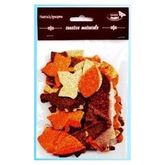 Teka Listki brokatowe tonacja br±zowa 60szt