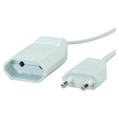 Kabel zasilający Bachmann BACHMANN Przedłużacz Euro 230V/2.5A, biały, 5 m