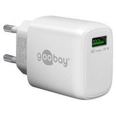 Ładowarka Goobay Szybka ładowarka USB QC 3.0 (18 W), biała