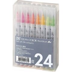 Artequipment Zig Clean Color Pensel Pen sæt m. 24 stk