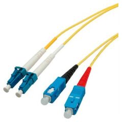 Rotronic Kabel światłowodowy duplex, SingleMode E9/125µm LC/SC, żółty, 7,5 m
