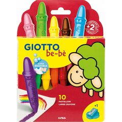 Teka Kredki woskowe z temperówk± 10 kolorów GIOTTO