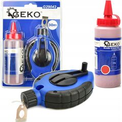 Geko Sznurek traserski 30m + kreda 115g czerwona