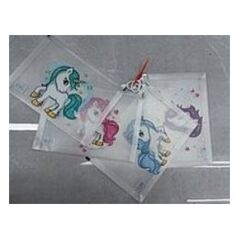 Teka Teczka A4 plastikowa zapinana jednorożce (12szt)