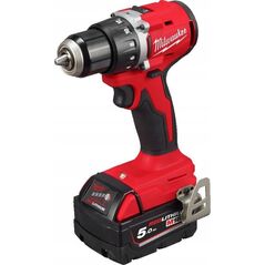 Wiertarko-wkrętarka Milwaukee Akum. suktuvas-gręžtuvas M18 BLDDRC-502C 18V 2x5,0Ah Li-Ion