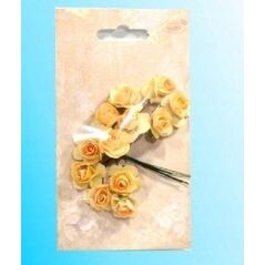 Teka Kwiatki papierowe różyczki herbaciane 12szt