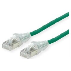 DTWYLER Kabel krosowy DÄTWYLER Cat.6A (Class EA) S/FTP, CU 7702 flex LSOH, AMP v2, zielony, 2 m