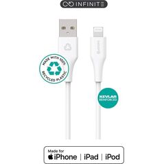 Kabel USB eStuff eSTUFF INFINITE Super Soft 2 m Biały