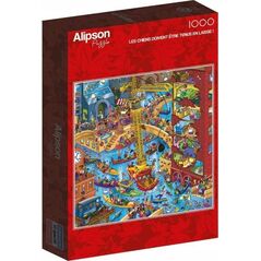 Teka Puzzle 1000 Wszystkie psy musz± być na smyczy