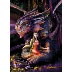 Teka Puzzle 1000 Smok ze snów, Anne Stokes