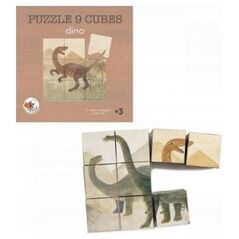 Teka Puzzle układanka sze¶ciana Dinozaury