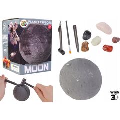 Teka Wykopaliska minerałów planeta Księżyc