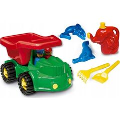 Teka Samochód Jeep z dodatkami do piasku i konewk±
