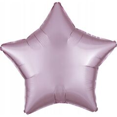 AMSCAN Balon foliowy Lustre Pastel różowy gwiazda 48cm