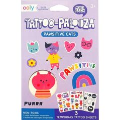 Teka Tatuaże zmywalne mini Tattoo Palooza - Koty